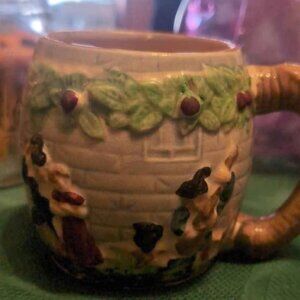 Vintage Manjolica Dancing Under the Apple Tree Mug